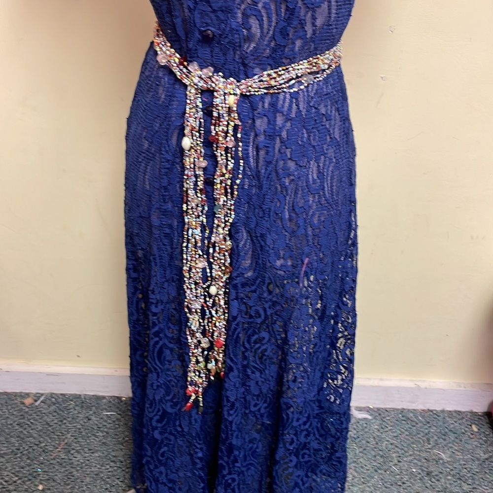 Boho beaded belt or necklace.  One size, Multi colored beads